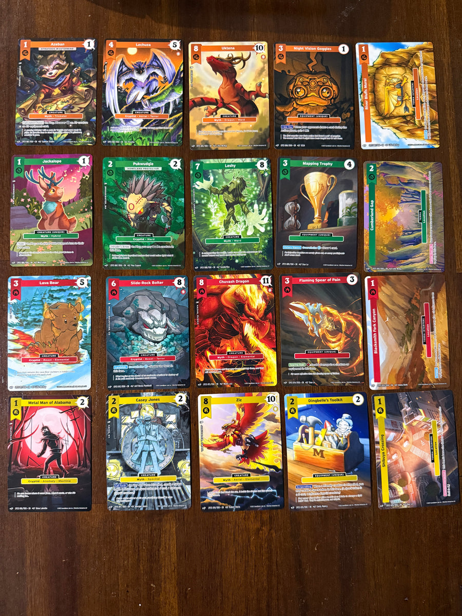 MetaZoo TCG - 2025 Convention Pack - Complete 20-Card Extended Art