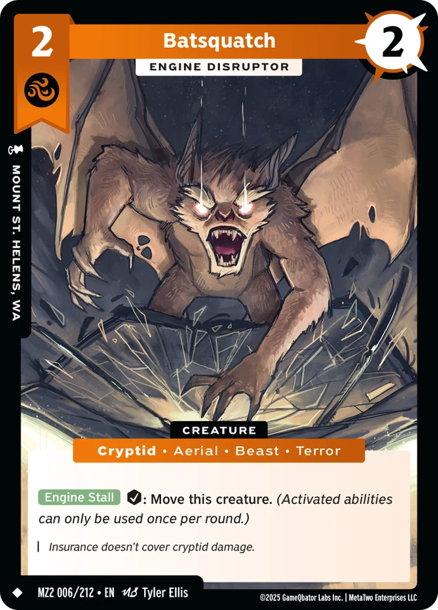 Batsquatch - Engine Disruptor (MZ2) - Front
