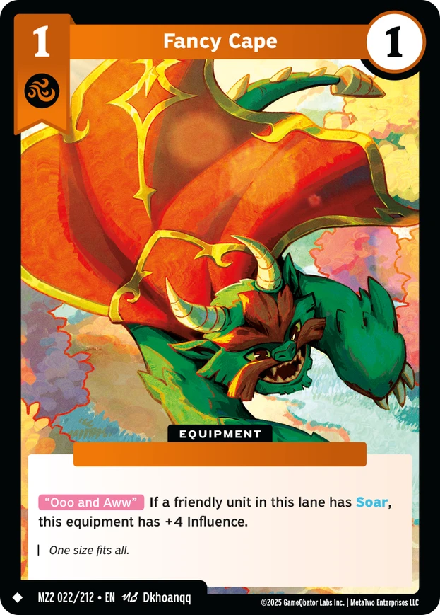 Fancy Cape (MZ2) - Front