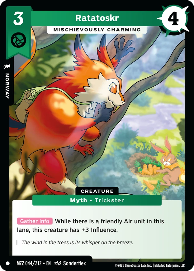 Ratatoskr - Mischievously Charming (MZ2) - Front