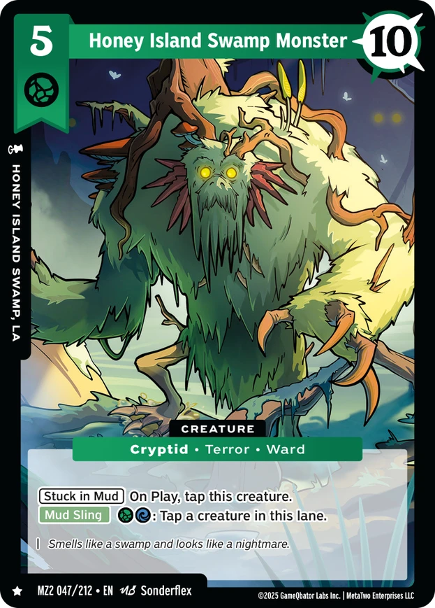 Honey Island Swamp Monster (MZ2) - Front