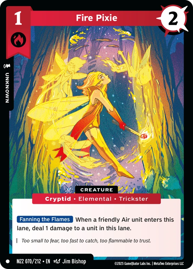 Fire Pixie (MZ2) - Front