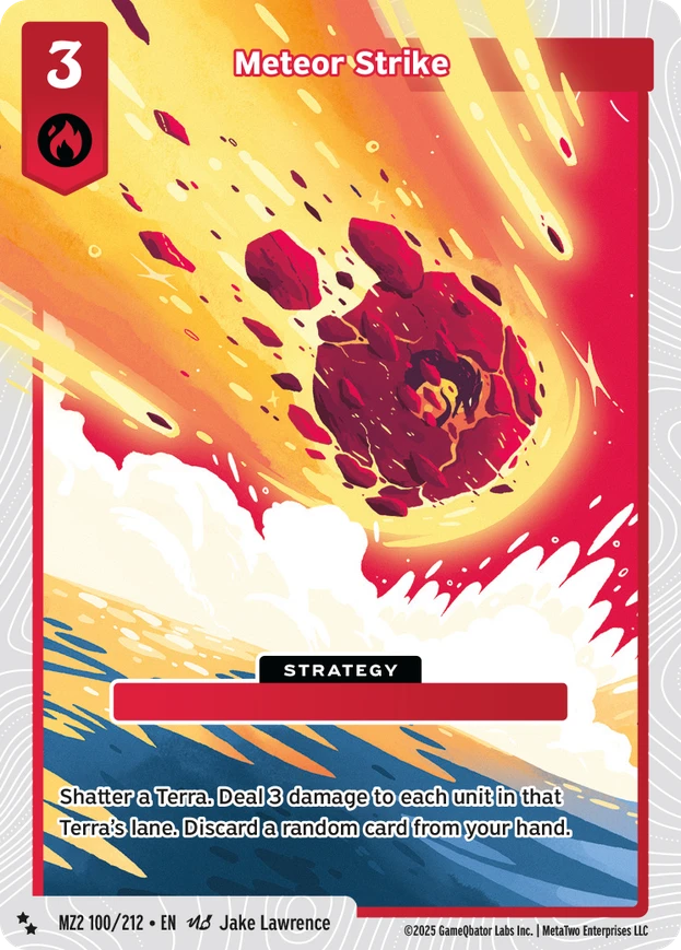 Meteor Strike (MZ2) - Front