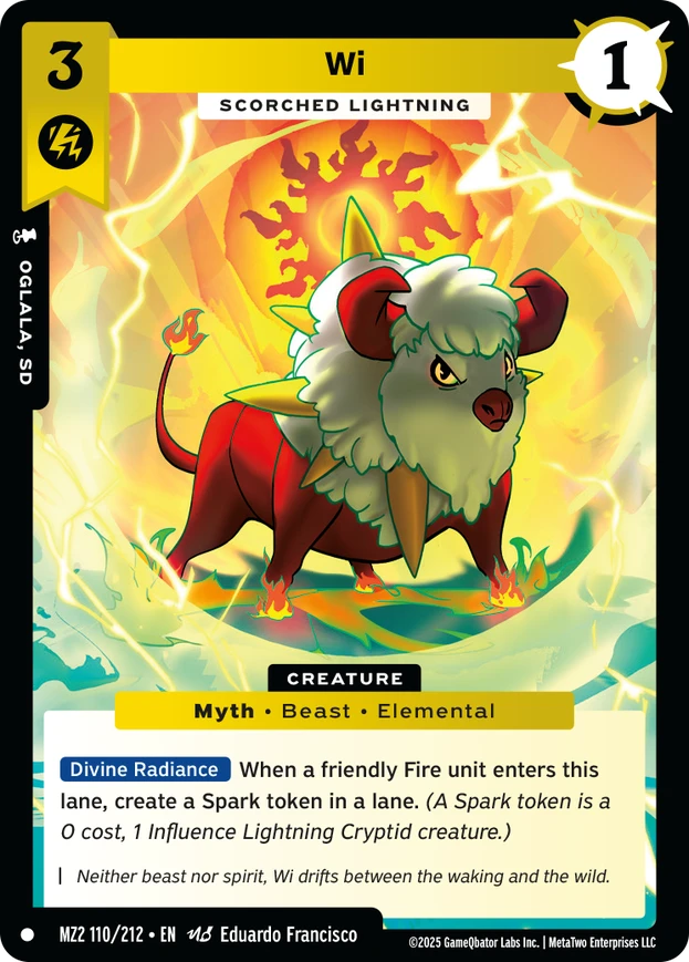 Wi - Scorched Lightning (MZ2) - Front
