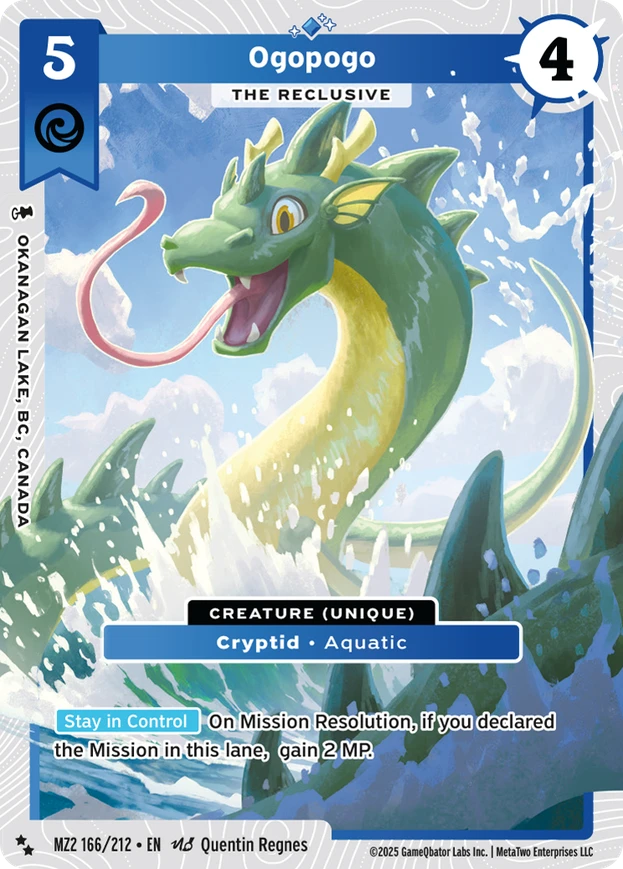 Ogopogo - The Reclusive (MZ2) - Front