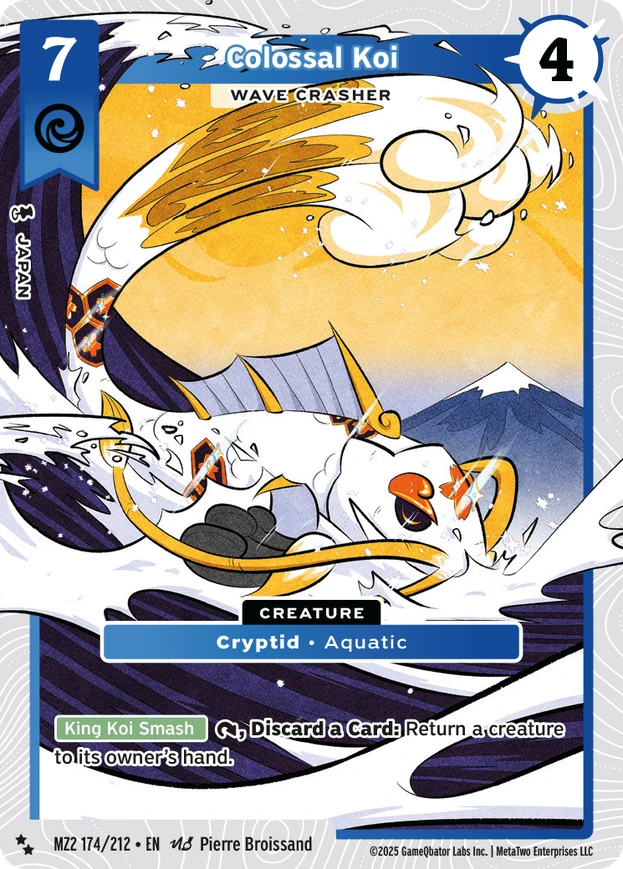 Colossal Koi - Wave Crasher (MZ2) - Front