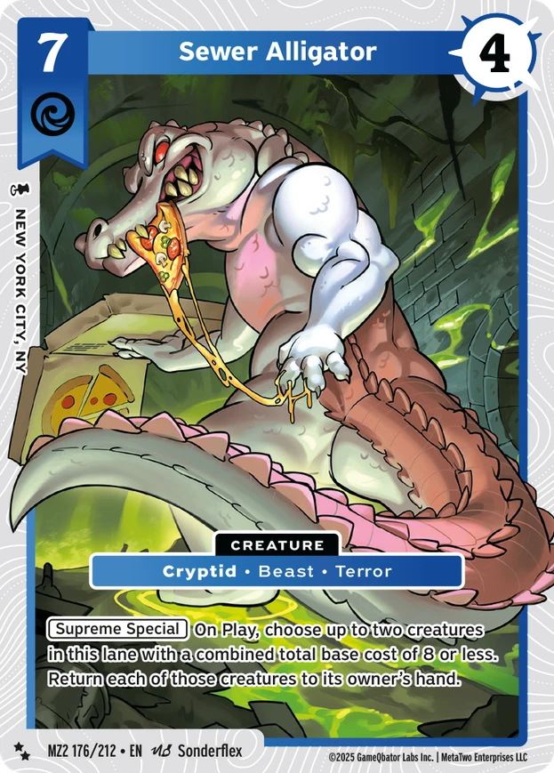 Sewer Alligator (MZ2) - Front