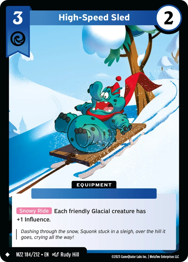 High-Speed Sled (MZ2) - Front