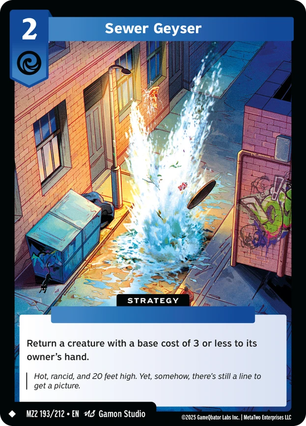 Sewer Geyser (MZ2) - Front