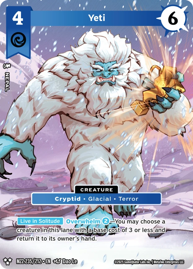 Yeti (MZ2) - Front
