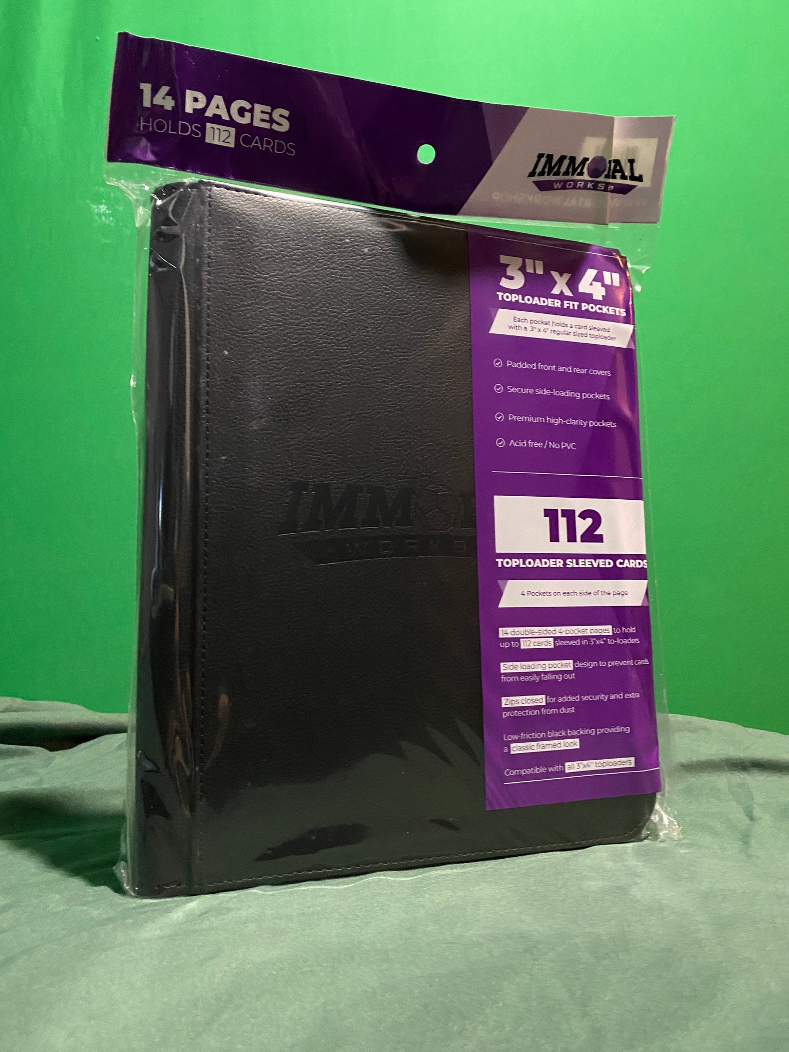 112 Card Toploader Binder Immortal